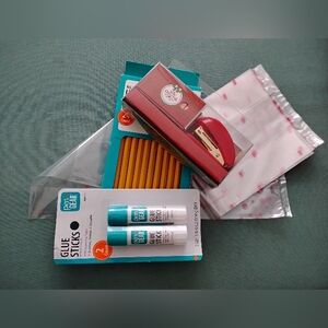 Pen+Gear Glue Sticks and Pencils Set And Stapler With Staples